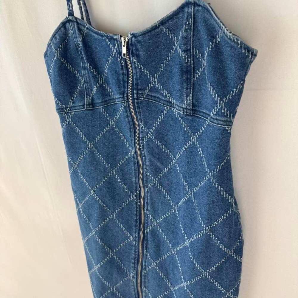 Forever 21 Denim Dress Sz Medium